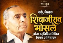 *वैखरीचा राजा, कुलगुरू प्रा. शिवाजीराव भोसले : विचारांचा तेजस्वी दीपस्तंभ* *मा. नायब तहसीलदार . नंदकुमार भोईटे*