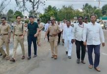 *पोलिस अधीक्षकांकडून पालखी मार्गाची पाहणी*